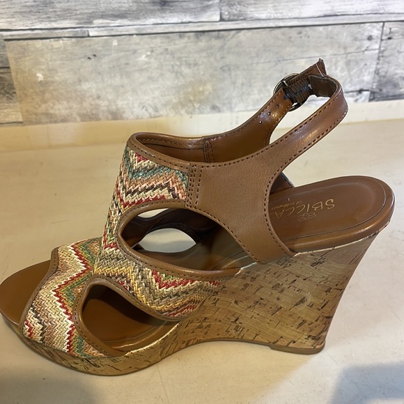 Multi color 5’ wedge heel, SBicca (of California) - Picture 2 of 11
